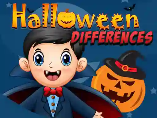 Lojë Halloween Differences në internet