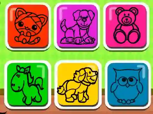 Lojë Easy Kids Coloring Game në internet