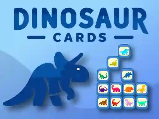 Lojë Dinosaur Cards në internet