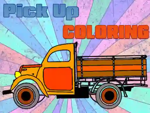 Lojë Pick Up Trucks Coloring në internet