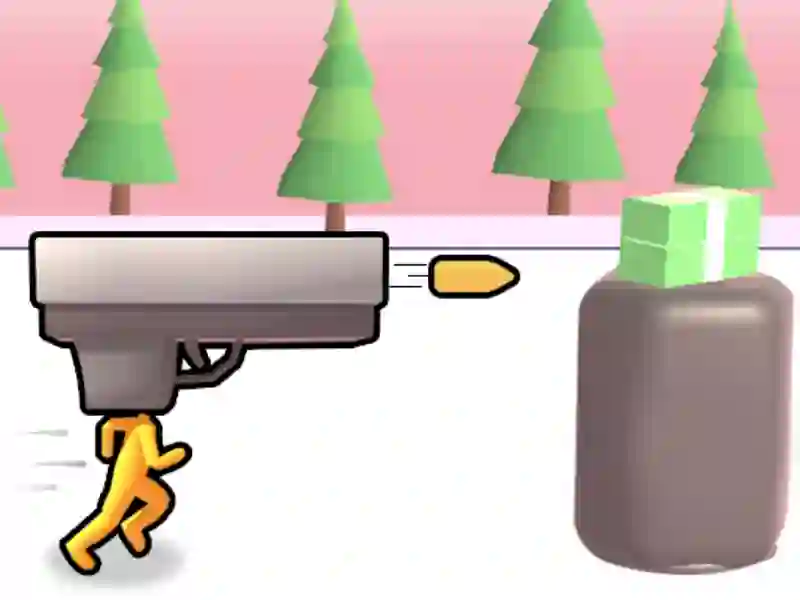 Lojë Gun Head Run në internet