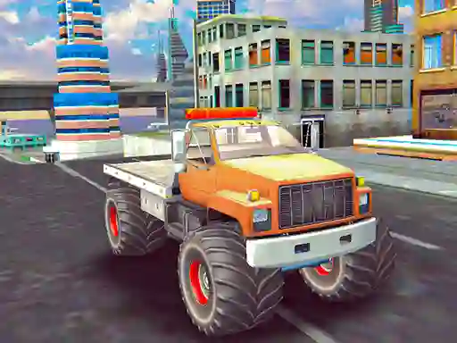 Lojë Monster Truck Stunts Free Jeep Racing në internet