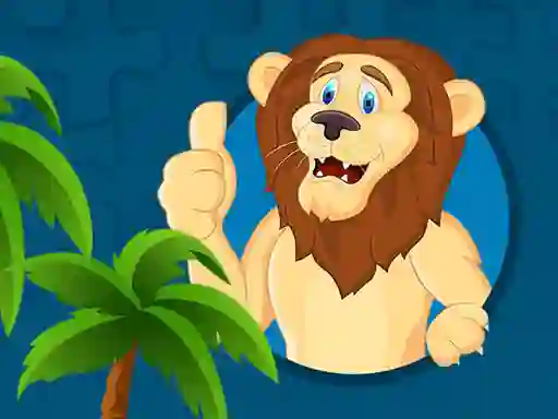 Lojë Strong Lions Jigsaw në internet