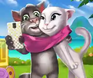 Lojë Kittens Selfie Time në internet