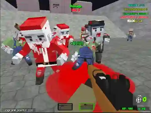 Lojë Pixel Wars Apocalypse Zombie në internet