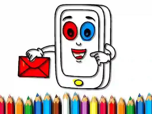 Lojë Mobile Phone Coloring Book në internet