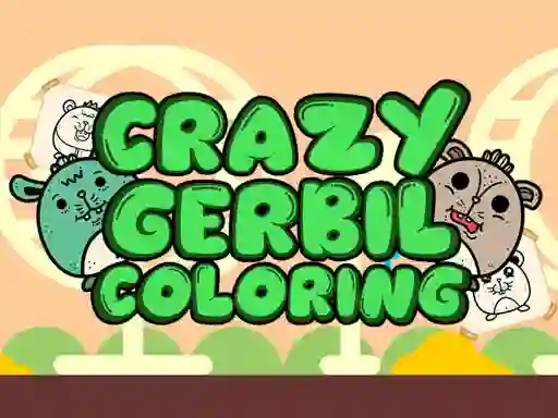 Lojë Crazy Gerbil Coloring në internet