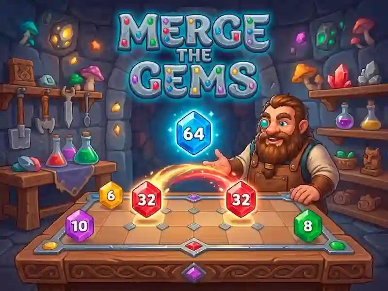 Lojë Merge the Gems në internet