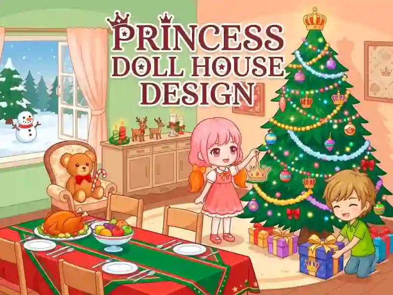 Lojë Princess Doll House Design në internet