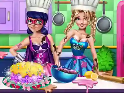Lojë SuperHero Cooking Contest në internet