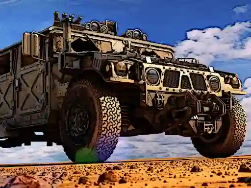 Lojë Military Transport Vehicle në internet