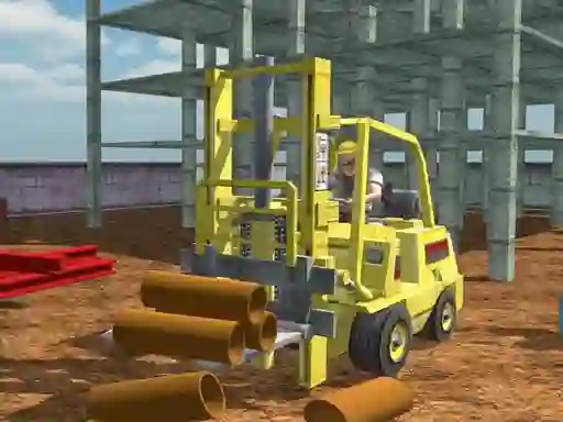 Lojë Forklift Drive Simulator në internet