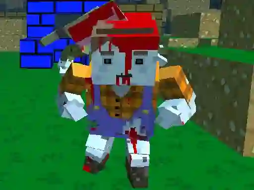 Lojë Pixel Gun Apocalypse 4 Zombie Invazion në internet