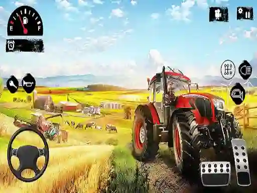 Lojë Offroad Tractor Farmer Simulator 2022: Cargo Drive në internet