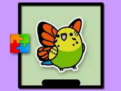 Lojë Cute Budgie Puzzle në internet