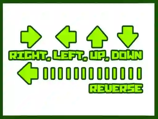 Lojë Right, left, up, down, reverse në internet