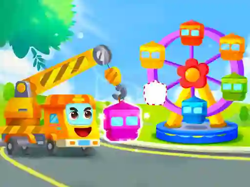 Lojë Little Panda Truck Team në internet