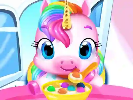 Lojë Magical Unicorn Pet Care në internet