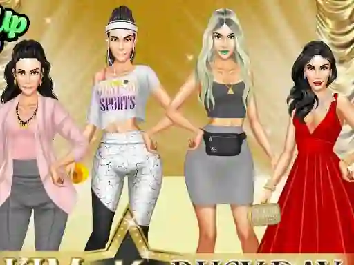 Lojë Kim K Busy Day në internet