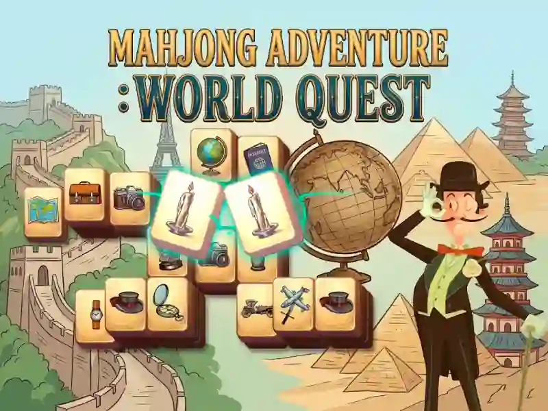Lojë Mahjong Adventure: World Quest në internet