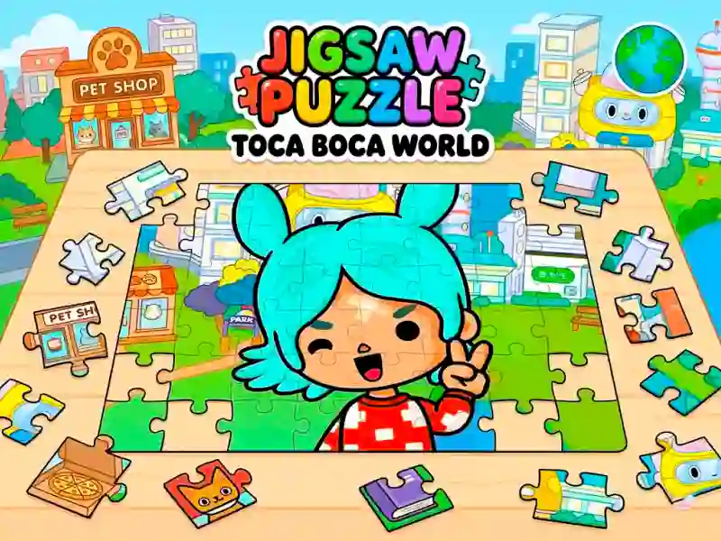 Lojë Jigsaw Puzzle: Toca Boca World në internet