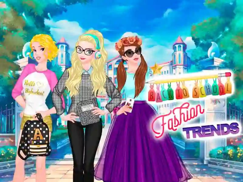 Lojë Back To School Fashion Trends në internet