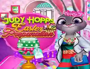 Lojë Judy Hopps Easter Preparation në internet