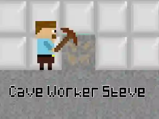 Lojë Cave Worker Steve në internet