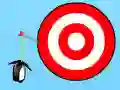 Lojë Penguin with Bow Golf në internet