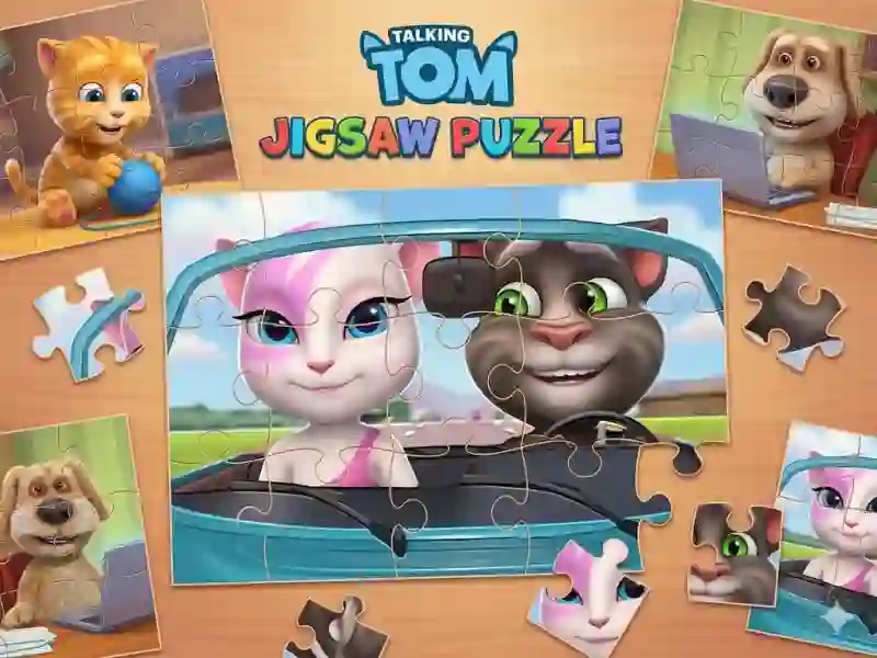 Lojë Talking Tom Jigsaw Puzzle në internet