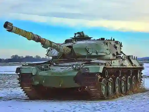 Lojë Military Tanks Jigsaw në internet