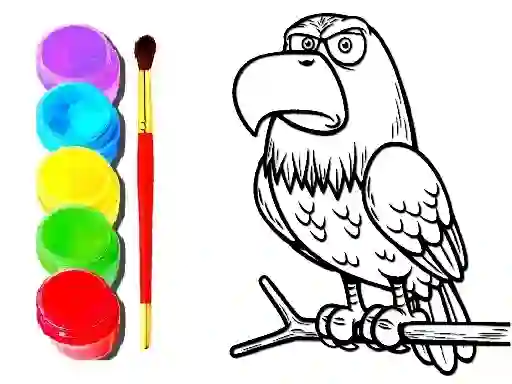Lojë Eagle Coloring Book në internet