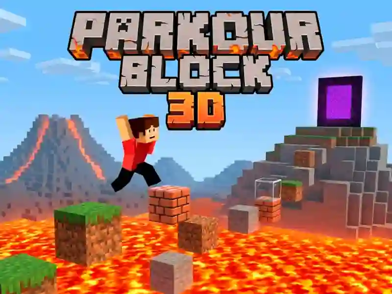 Lojë Parkour Block 3d në internet