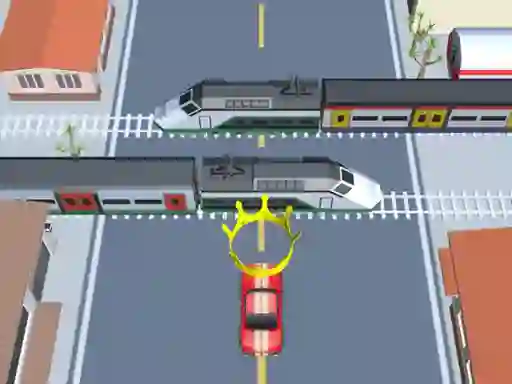 Lojë Car vs Train në internet