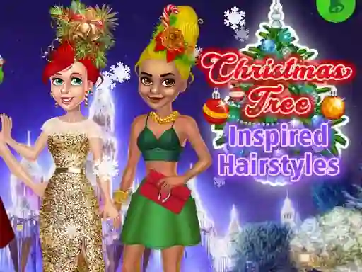 Lojë Christmas Tree Inspired Hairstyles në internet