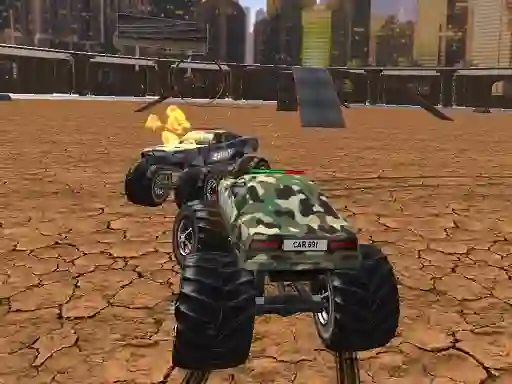 Lojë Demolition Monster Truck Army në internet