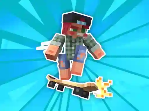 Lojë Noob and Pro Skateboarding në internet