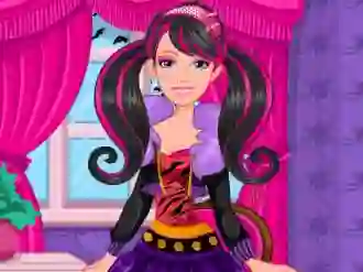 Lojë Barbie Monster High Halloween në internet