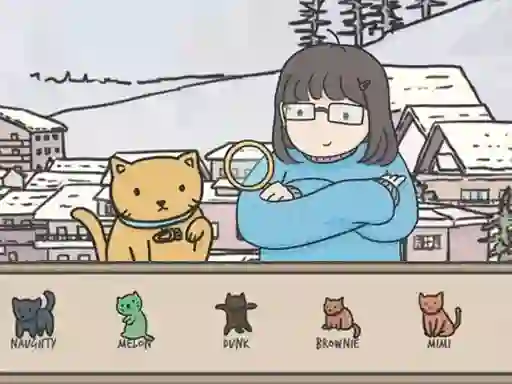 Lojë Hidden Cats Detective Agency në internet