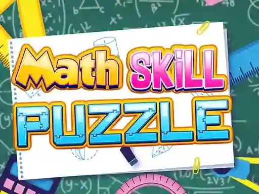 Lojë Math Skill Puzzle në internet
