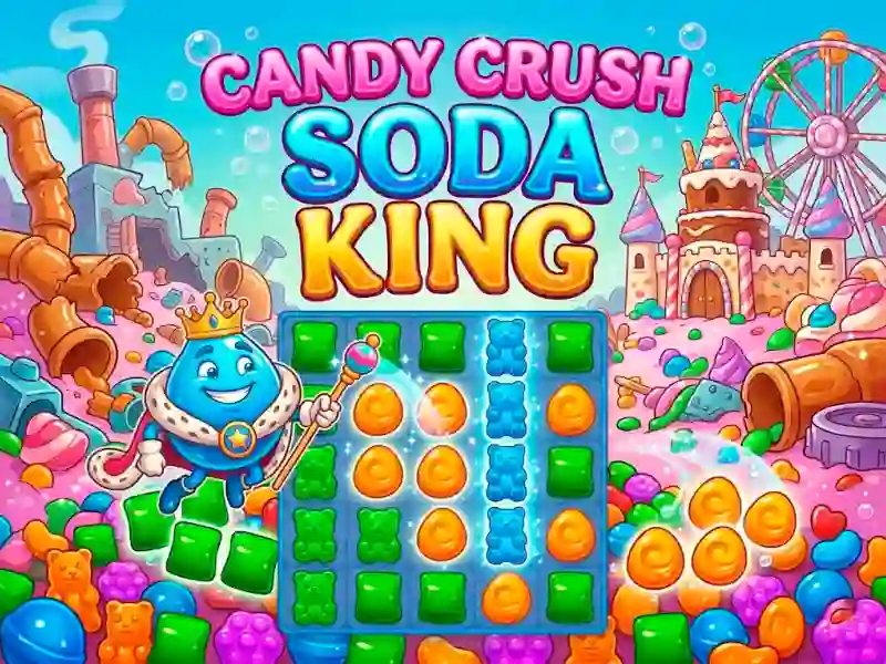 Lojë Candy Crush Soda King në internet