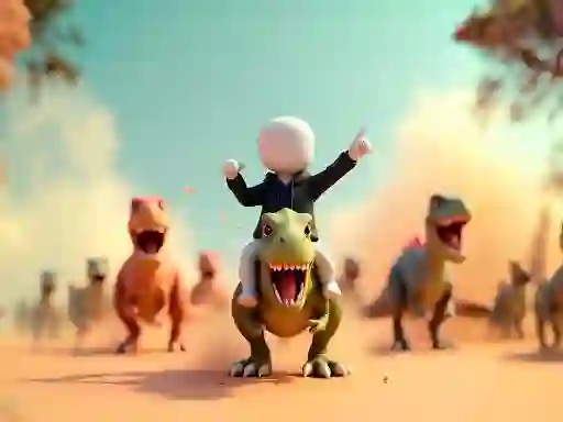 Lojë Stickman: Dinosaur arena në internet