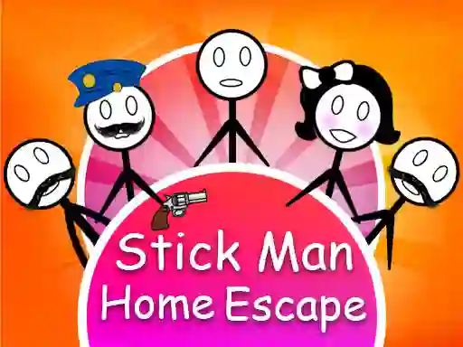 Lojë Stickman Home Escape në internet