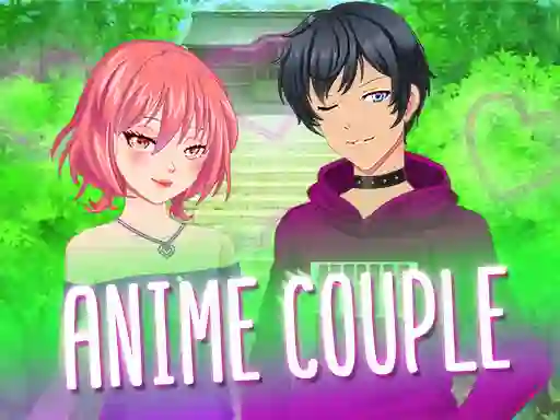 Lojë Anime Couple Dress Up në internet