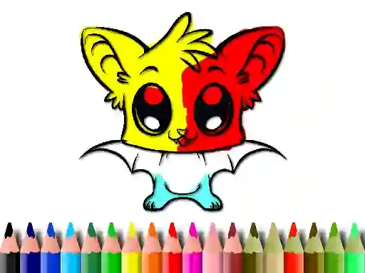 Lojë Cute Bat Coloring Book në internet