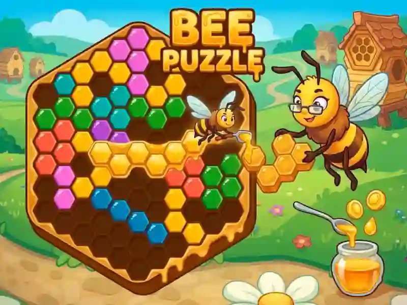 Lojë Bee Puzzle në internet