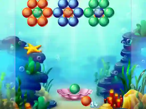 Lojë Aqua Bubble Shooter në internet