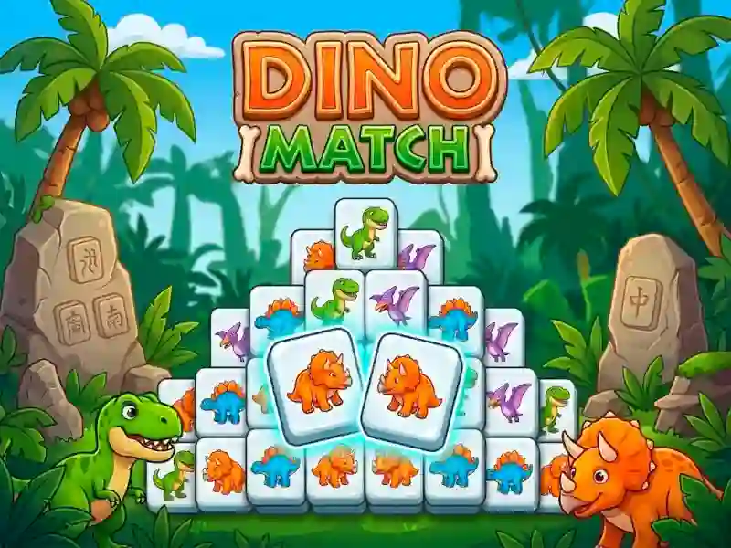 Lojë Dino Match në internet