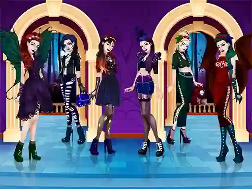 Lojë Gothic Dress Up në internet