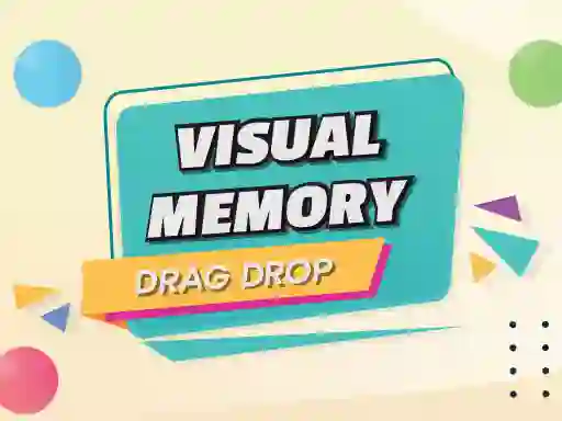 Lojë Visual Memory Drag Drop në internet
